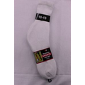 Cotton Plus Men's White Premium Crew Socks